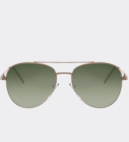 Klasyczne okulary przeciwsłoneczne awiator Fiji Green