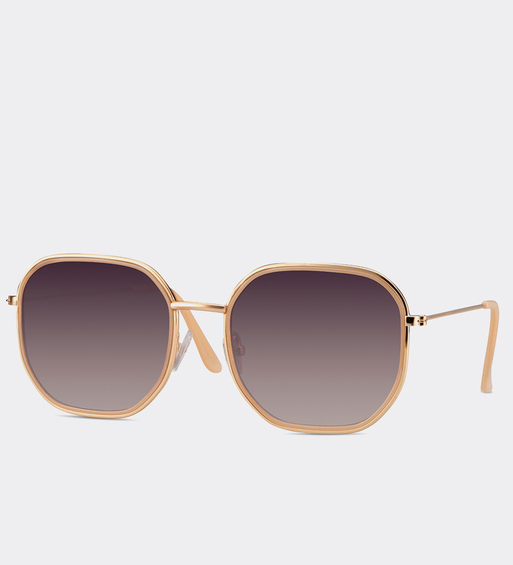 Okulary słoneczne oversize UV400 Kyoto Gold