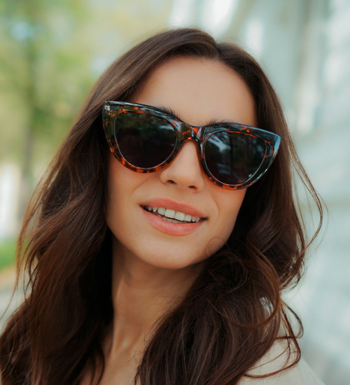 Okulary przeciwsłoneczne kocie oko ekologicznych materiałów UV400 Laos Panther