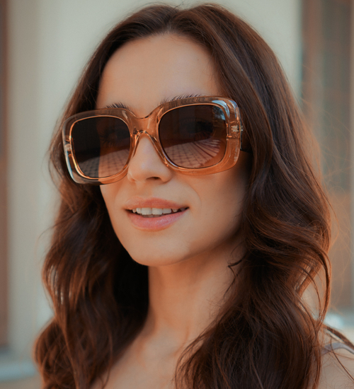 Okulary kwadratowe EKO oversize Mackenzie Brown