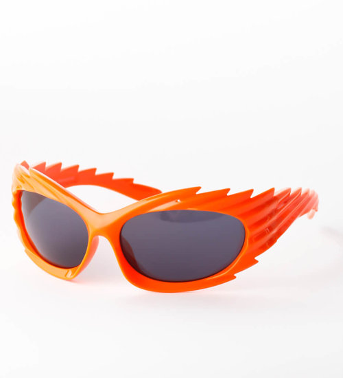 Okulary przeciwsłoneczne o nadzwyczajnym kształcie Piraeus Orange