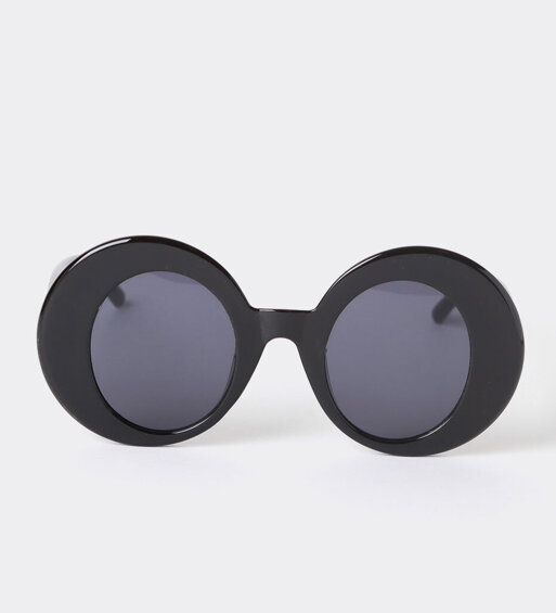 Okrągłe okulary w stylu lat 60. Sardinia Black